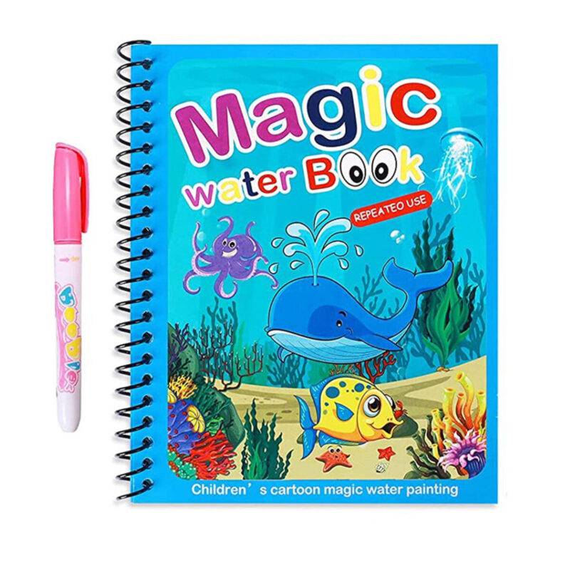SET DE 4 LIBROS MAGICOS PARA PINTAR CON AGUA