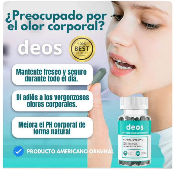 DEOS – DESODORANTE INTERNO NATURAL