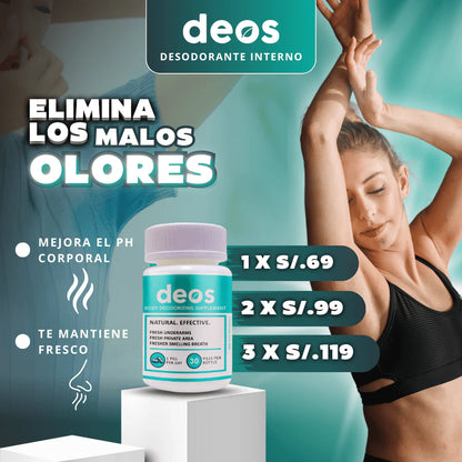 DEOS – DESODORANTE INTERNO NATURAL